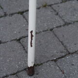 2 blue Formica cjaises, circa 1950