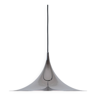 Danish vintage pendant lamp Semi by Bonderup and Thorup, 1968