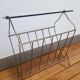 Magazine holder with glass tablet