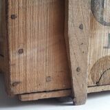 Ibled chocolate box in old wooden transport