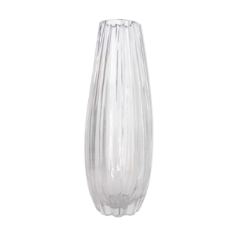 Vase cristal taillé années 50