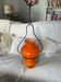 Pendant chandelier, vintage, opaline, Orange, 1970s