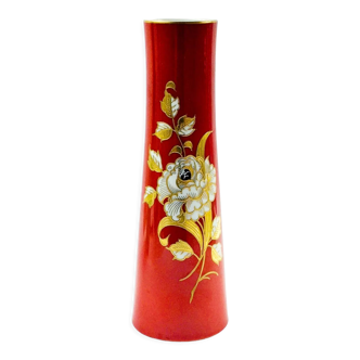 Hand painted porcelain vase from wallendorf (east germany, 1960s/70s)