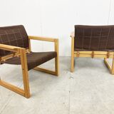 Pair of Diana armchairs designed by Karin Mobring for Ikea, 1980s