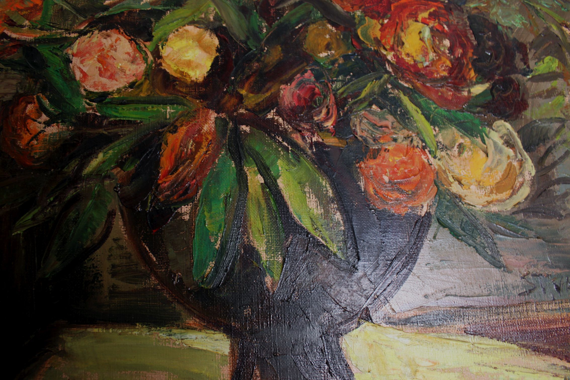 Still life bouquet of flowers, st vangheluwe.