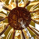 Lustre en cristal, milieu XXe
