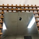 Vintage rattan mirror 1960