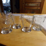 5 glasses motif Abeille Paris Musées