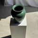 Large deep water green ceramic vase H26 D22