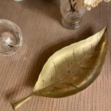 Empty pocket sheet shape brass -vintage year 60