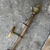 Brass coat rack