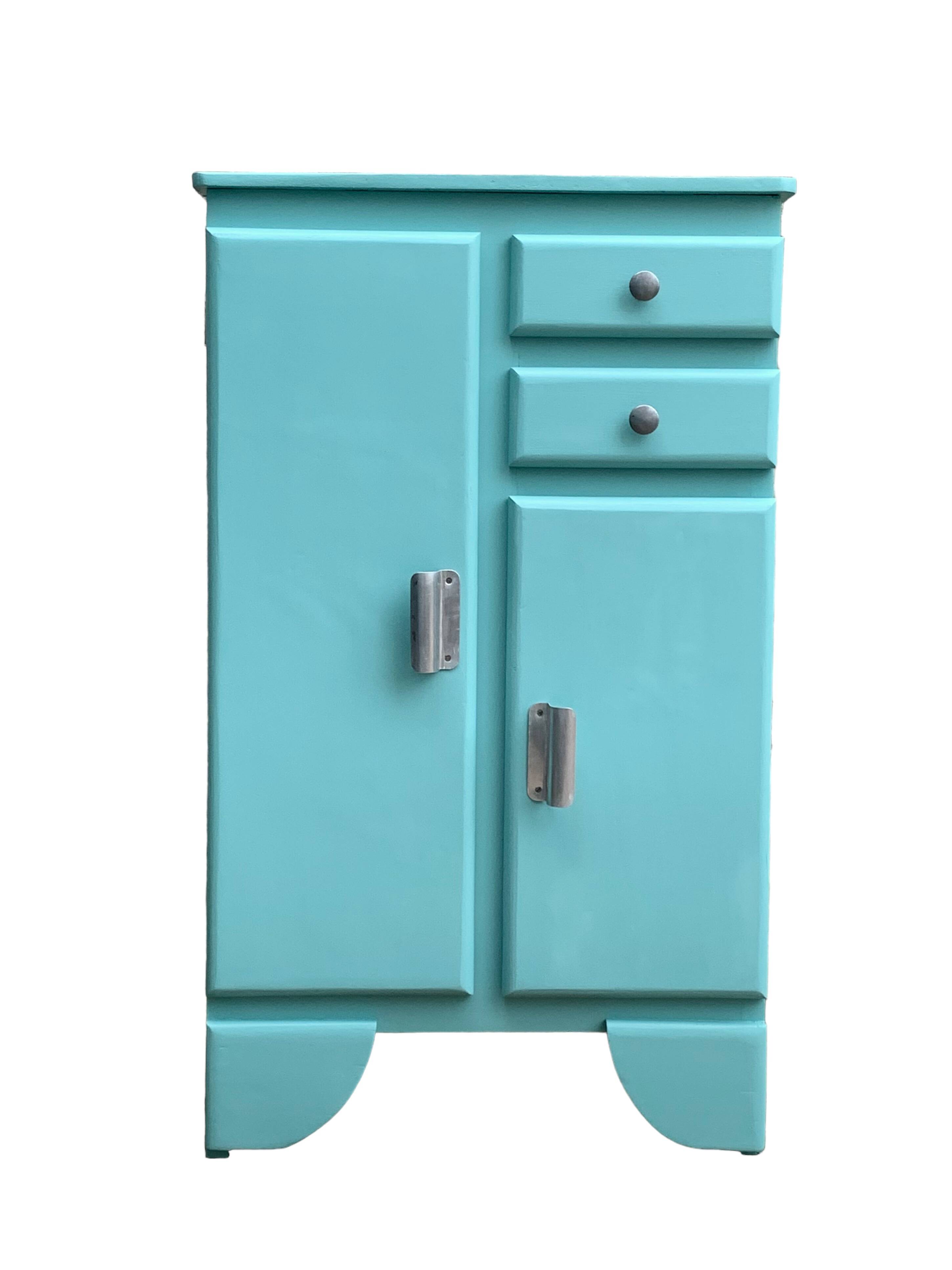Mado turquoise sideboard vintage 1950