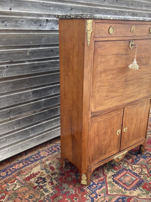 Transition period secretary in 18th century mahogany