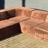 Cor trio Modular sofa Teddy chocolate brown, original fabric