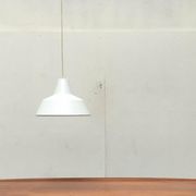 Modern Danish enamel pendant lamp from the mid-century by Louis Poulsen, 1960s.