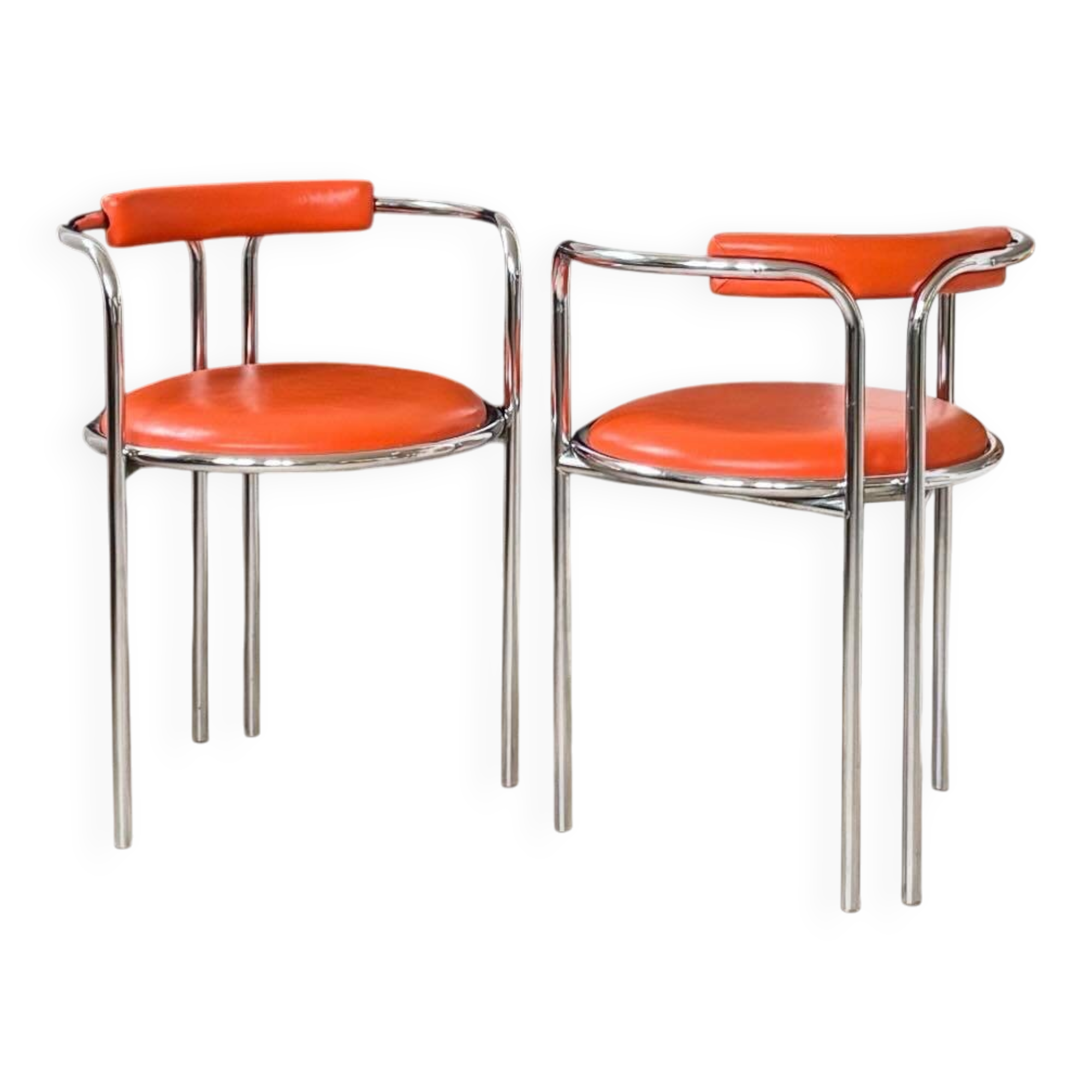 Chaises en inox design