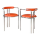 Chaises en inox design