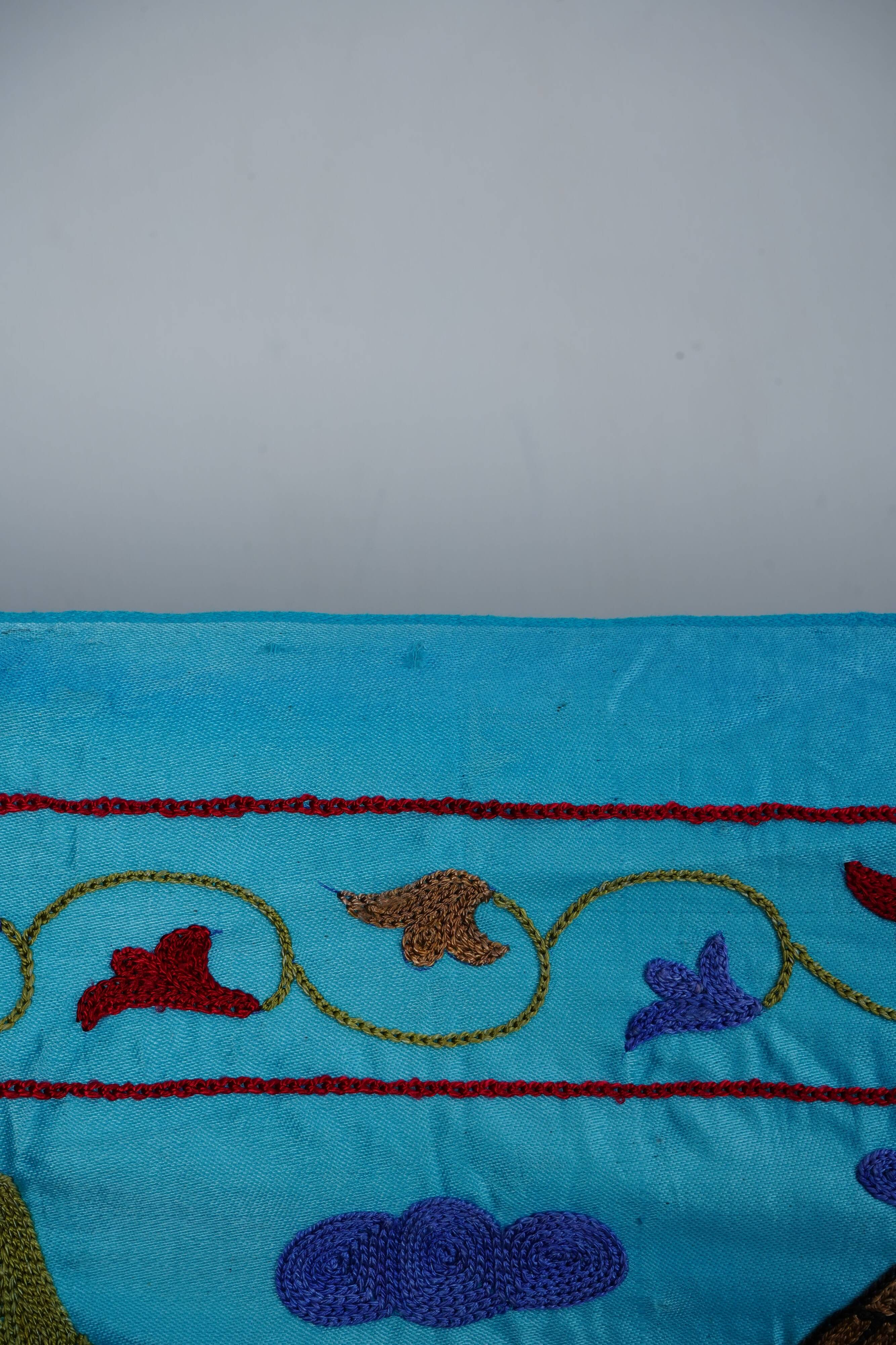 Hand-knotted rug, vintage Turkish rug 103x190 cm