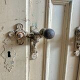 Ancien meuble glacière en bois