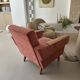 50s-60s velvet armchair