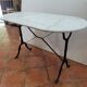 Table de bistrot dessus marbre