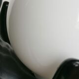 Lamp hands globe opaline