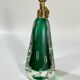 Midcentury Pietro Toso table lamp, green and bubble Sommerso Murano, Italy