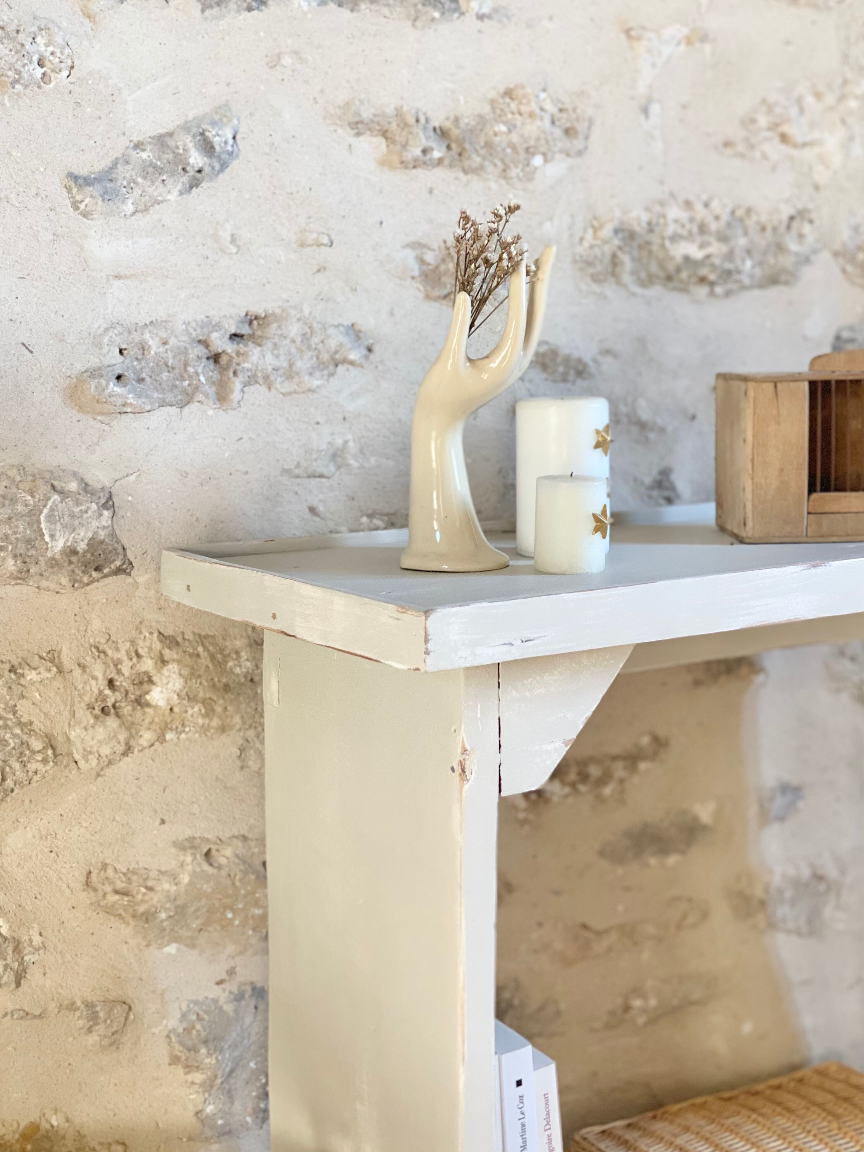 Wooden side table