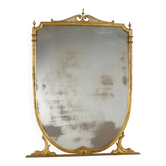 Antique neoclassical mirror in gilded wood, Italy, 20th century