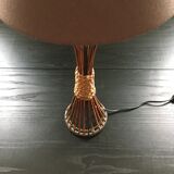 Lampe rotin et corde
