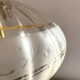 Suspension in glass and gilded metal 60s