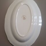 plat de service faïence