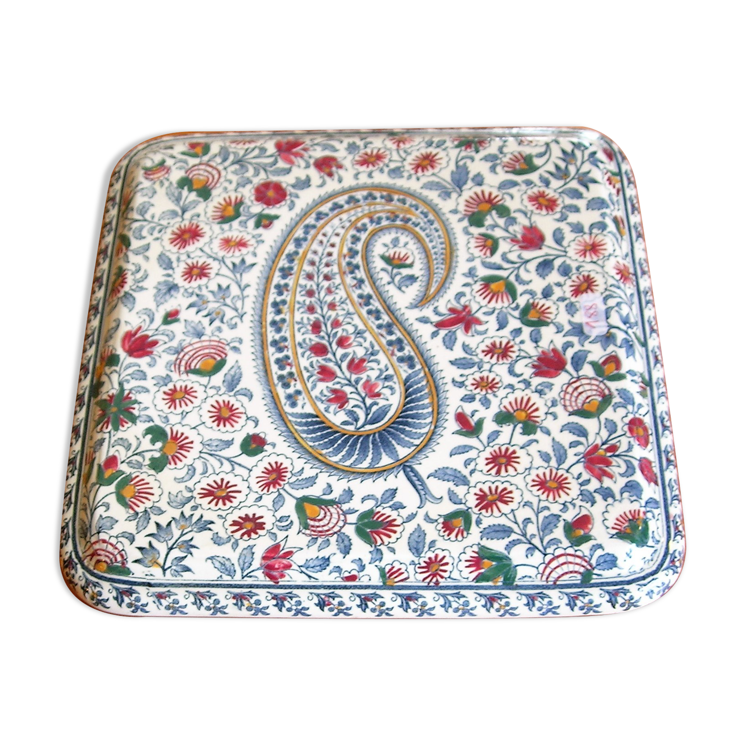 Underside model cashmere earthenware manufacture of Gien