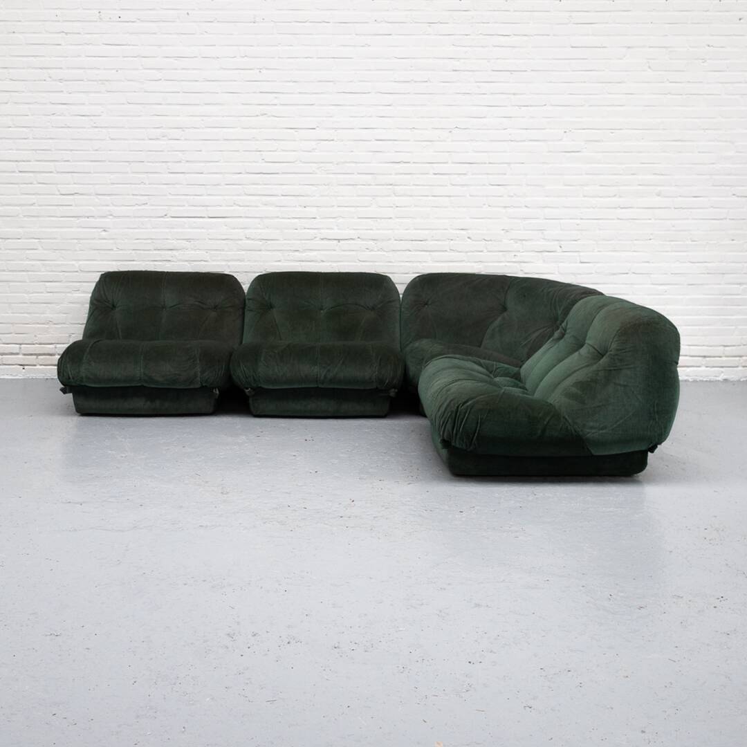 Canapé Modulaire Nuvolone Rino Maturi Mimo Padova Années 1970