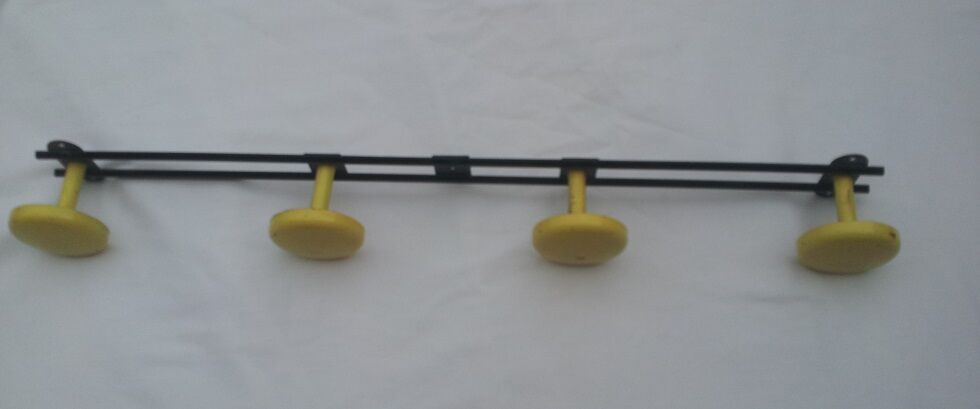 Yellow coat rack 4 pads
