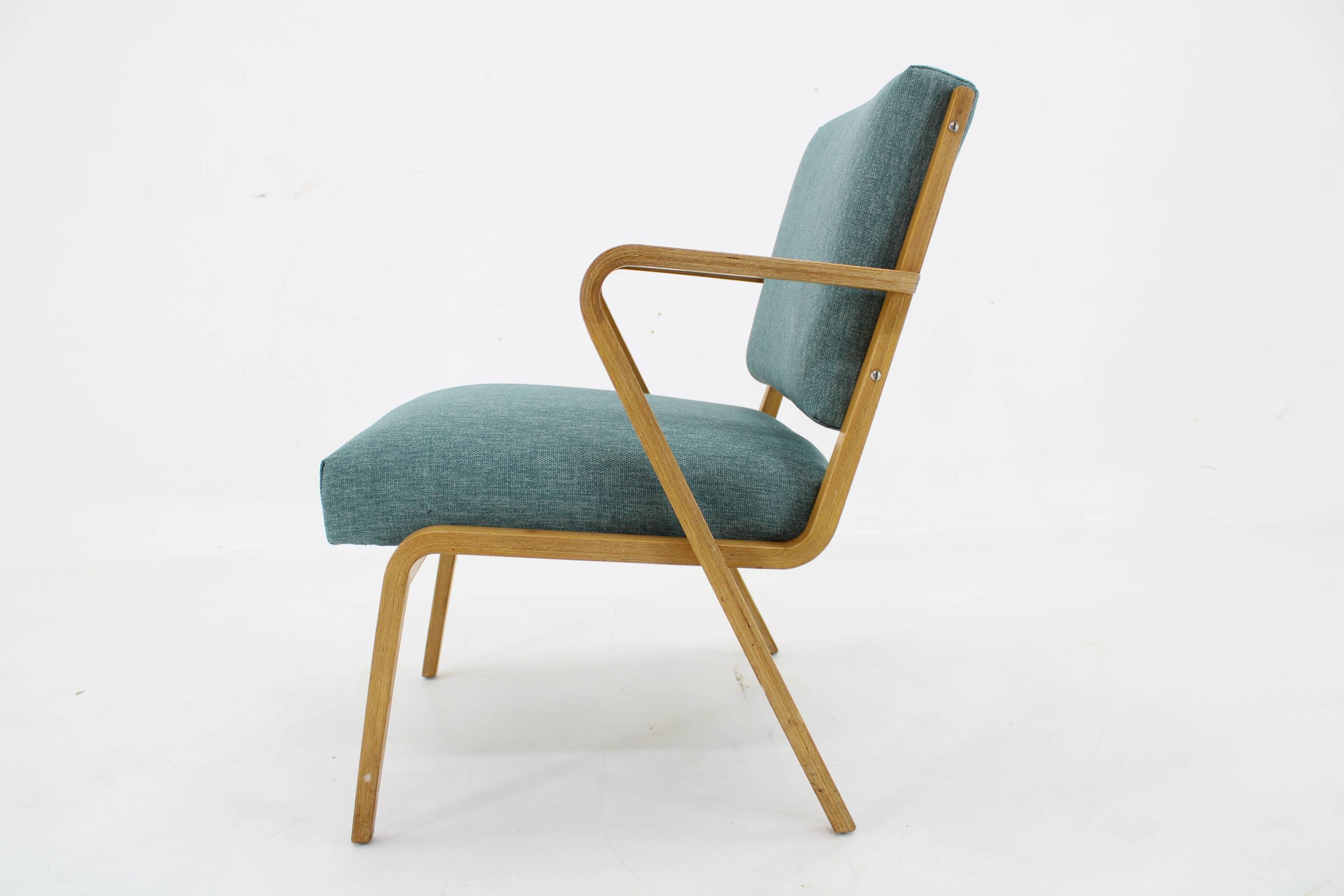 1960s Selman Selmanagic armchair by VEB Deutsche Werkstätten Hellerau, Germany
