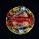 Lobster plate in Caldas da Rainha earthenware slip Palissy majolica