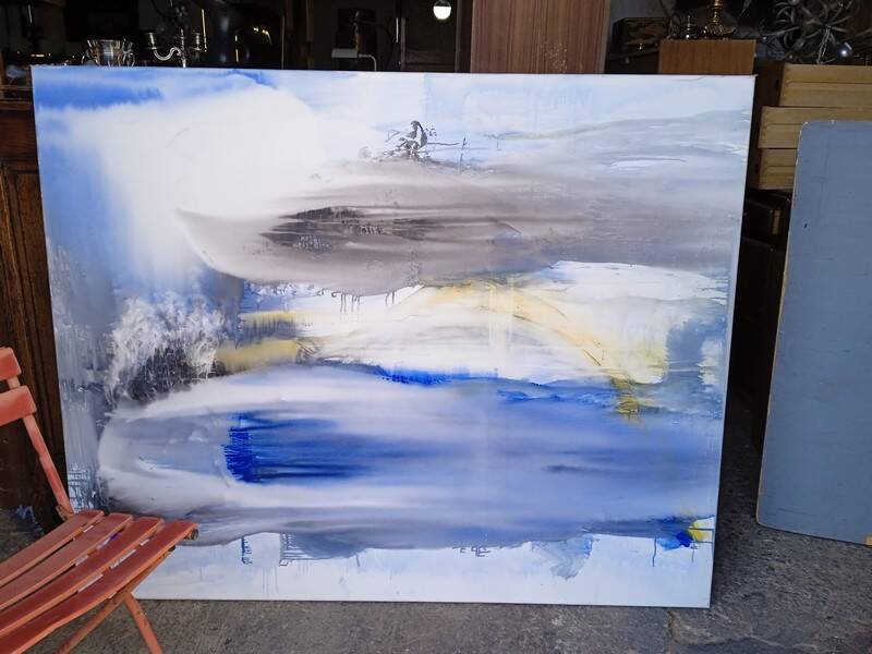 Painting 162cm Acrylic on canvas surrealism / abstract