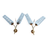 Paire d'appliques double art déco