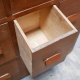 Vintage workshop cabinet with drawers