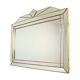 Large Deknudt XL faceted mirror, Hollywood Regency design
