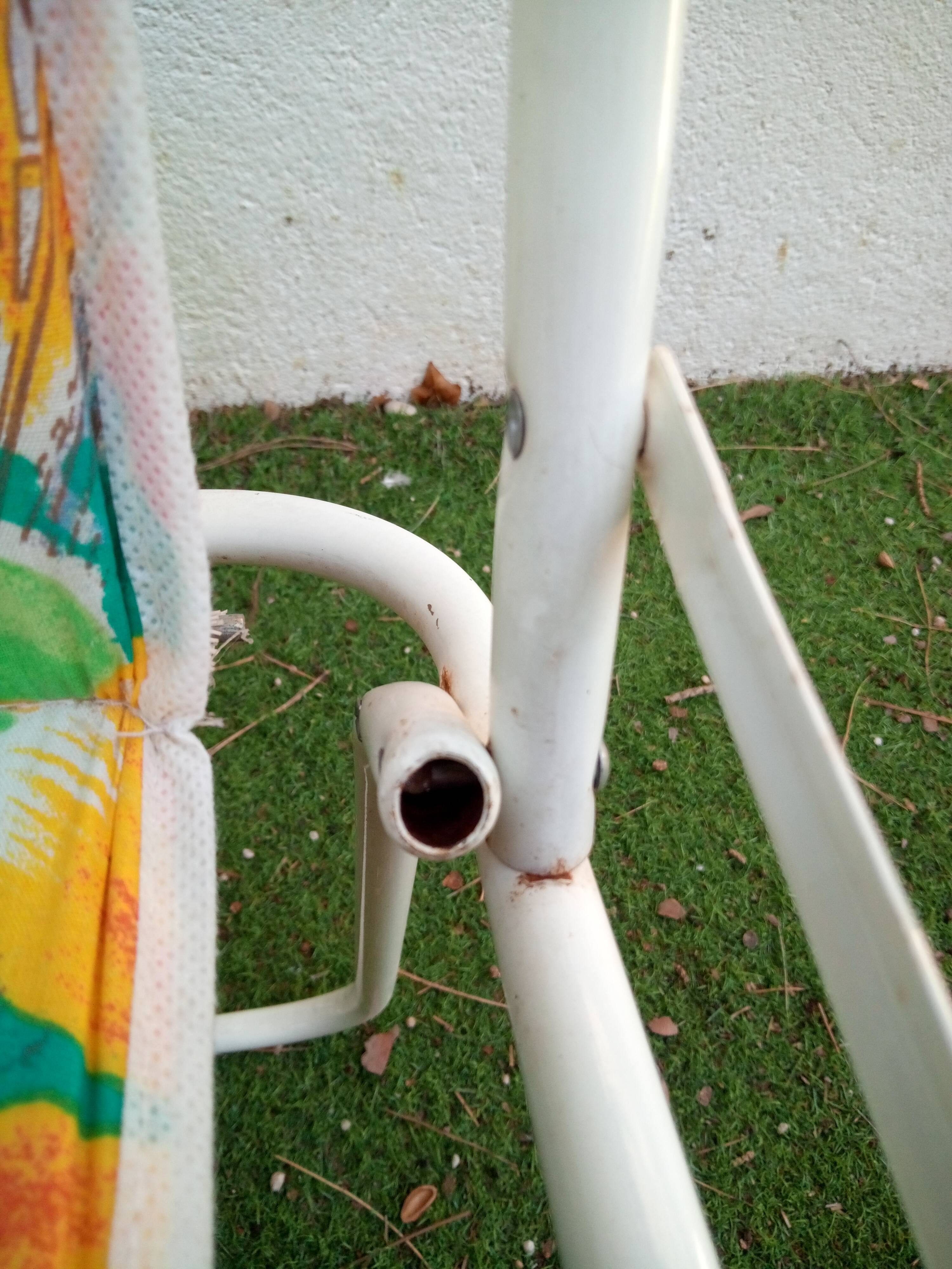 Vintage folding camping chair from the 80s