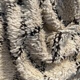 Long Berber hallway carpet Beni Ourain in wool 110x310 cm