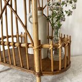 Rattan mini bar from the 60s-70s.