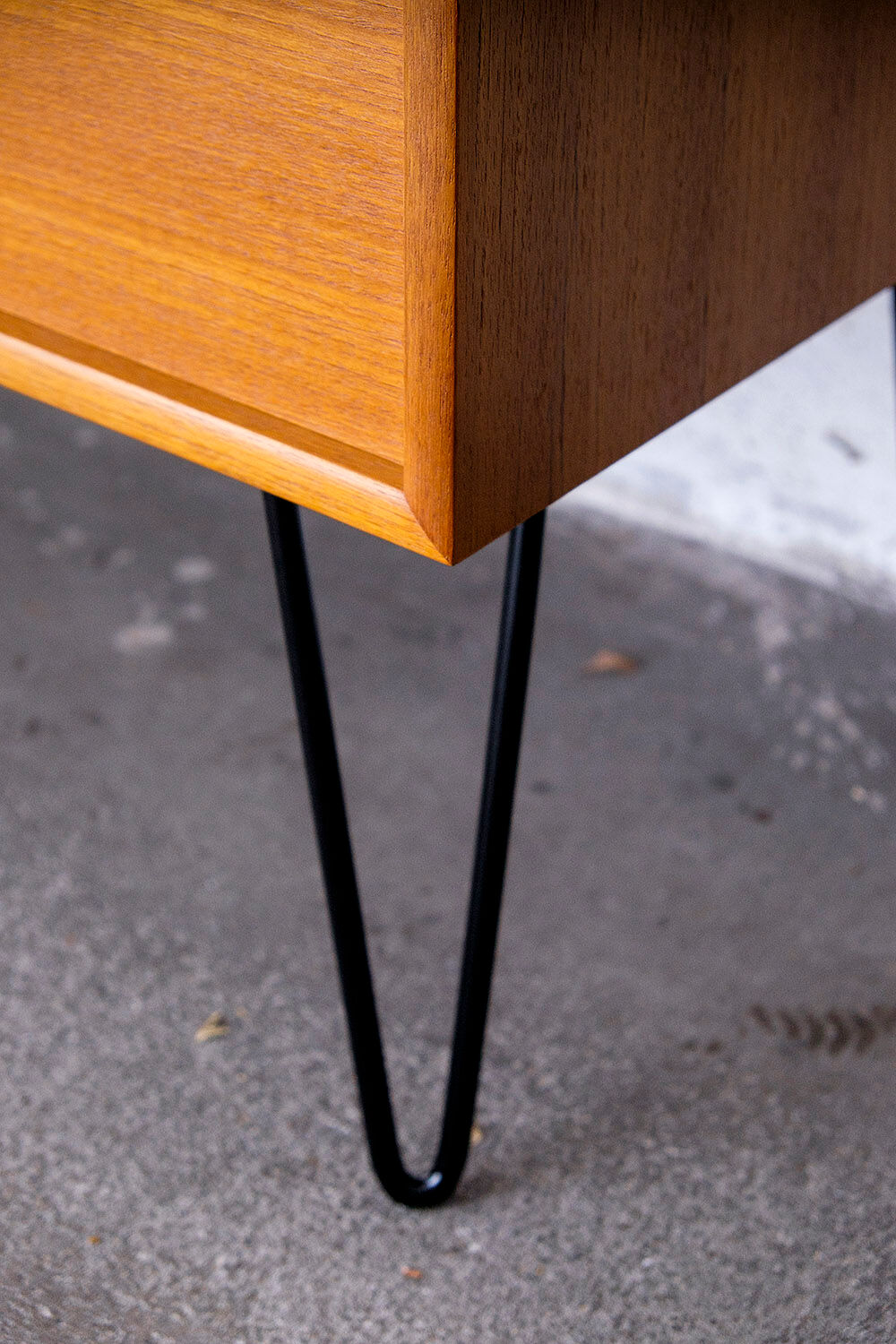 Vintage teak chest of drawers by Wk Möbel, 1970s