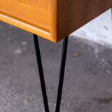 Vintage teak chest of drawers by Wk Möbel, 1970s