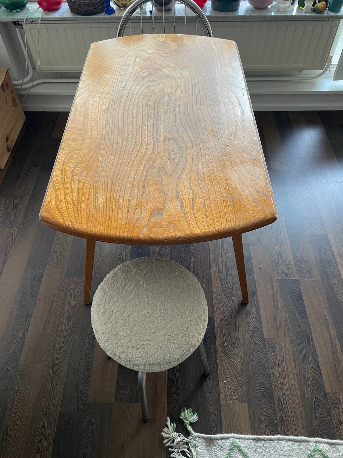 Vintage Scandinavian oak table