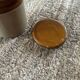 Small English stoneware marmalade pot