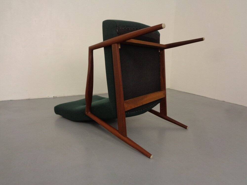 Organic Teak Armchair by Hartmut Lohmeyer for Wilkhahn, 1960s