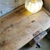 Old restored workbench, 141 cm